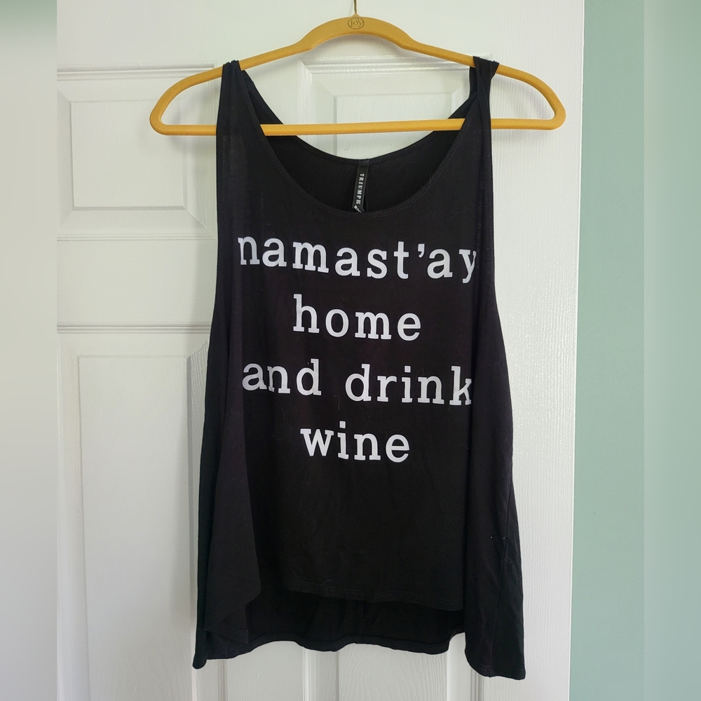 Triumph Black Tank Top